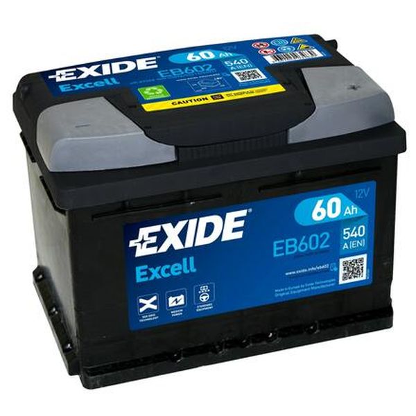 Akumulator EXIDE Excell 12 V 60 Ah +D